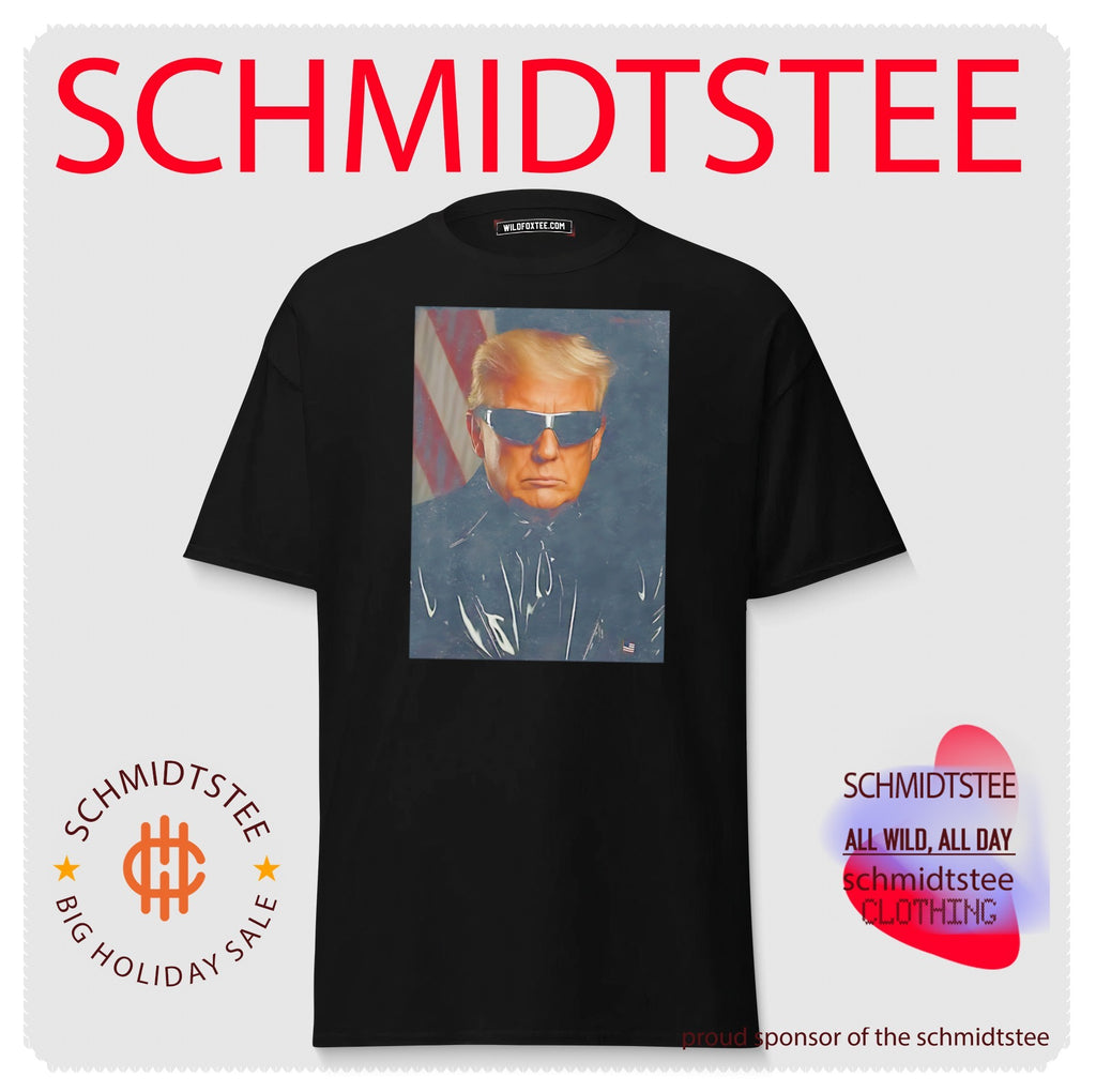 Donald Trump gangster Terminator parody shirt