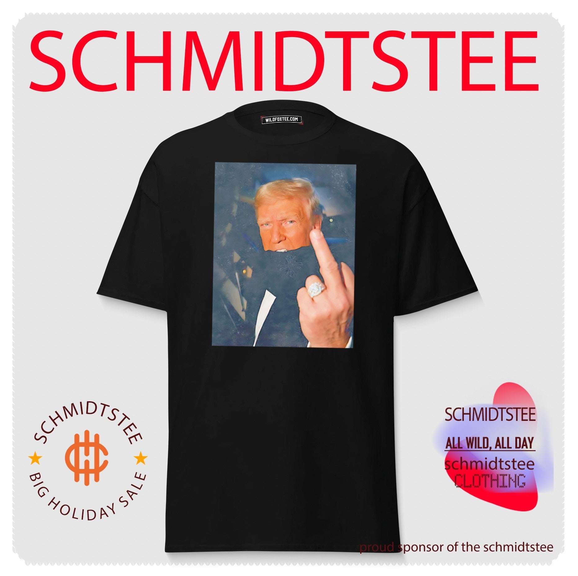 Donald Trump middle finger shirt