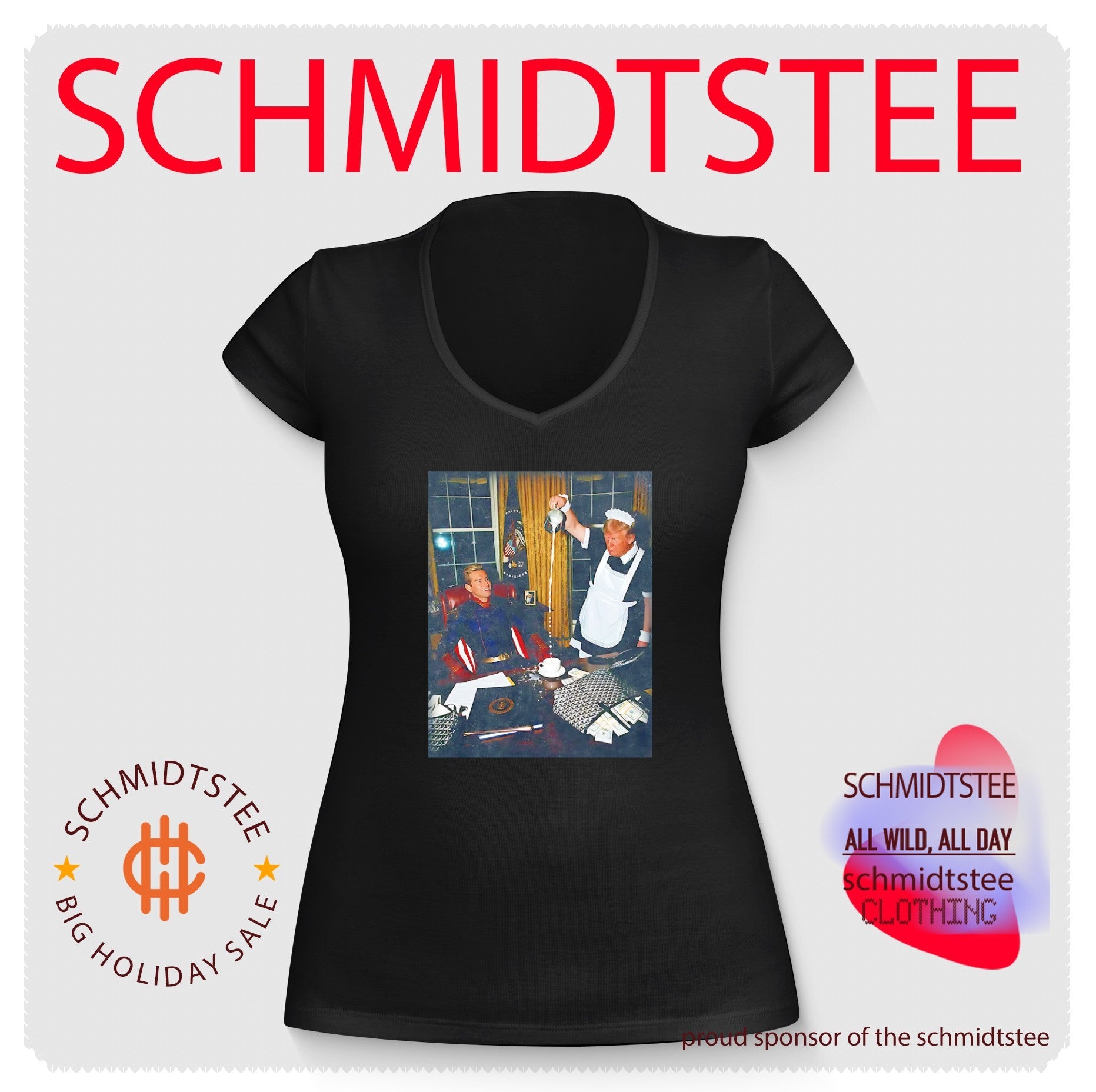 Donald Trump pouring a cup of milk for Homelander funny shirt
