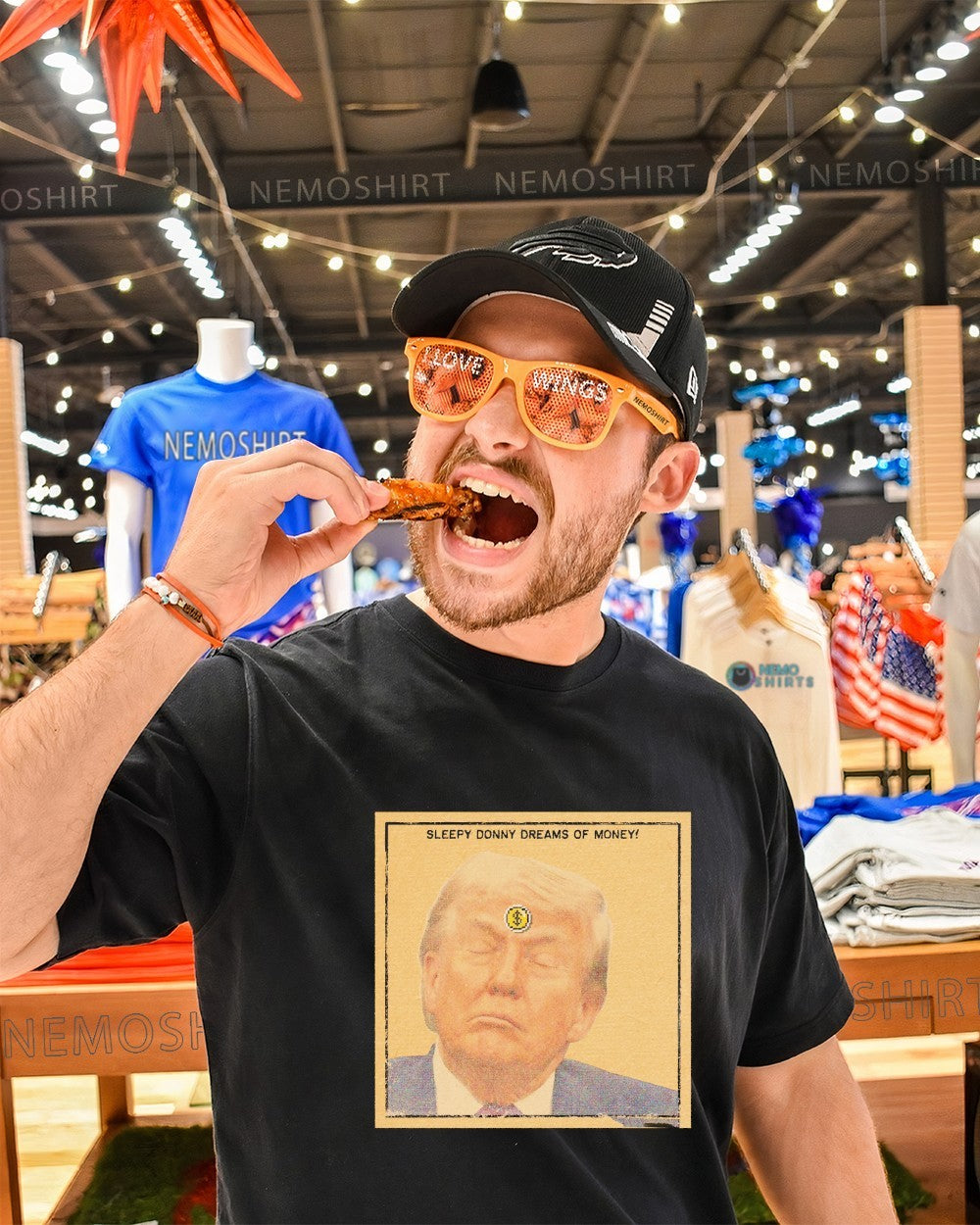 Donald Trump sleepy donny dreams of money shirt