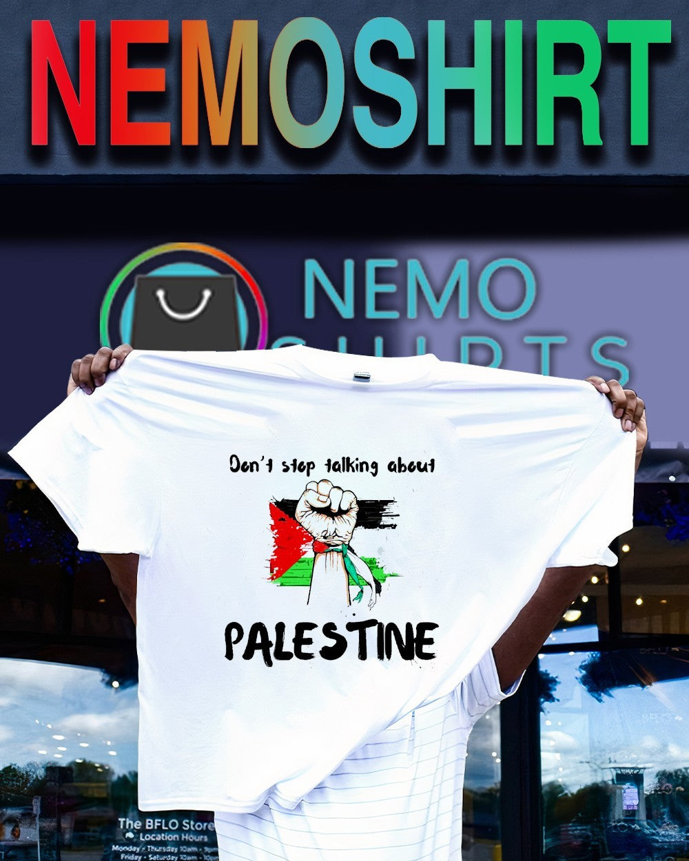 Don’t stop talking about Palestine free Palestine shirt