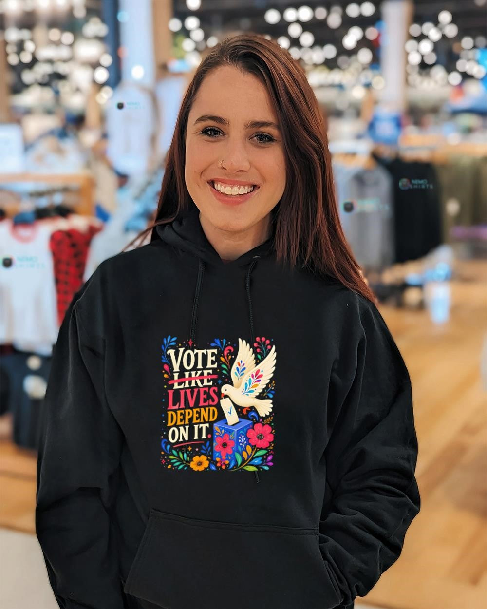Dove vote like lives depend on it shirt