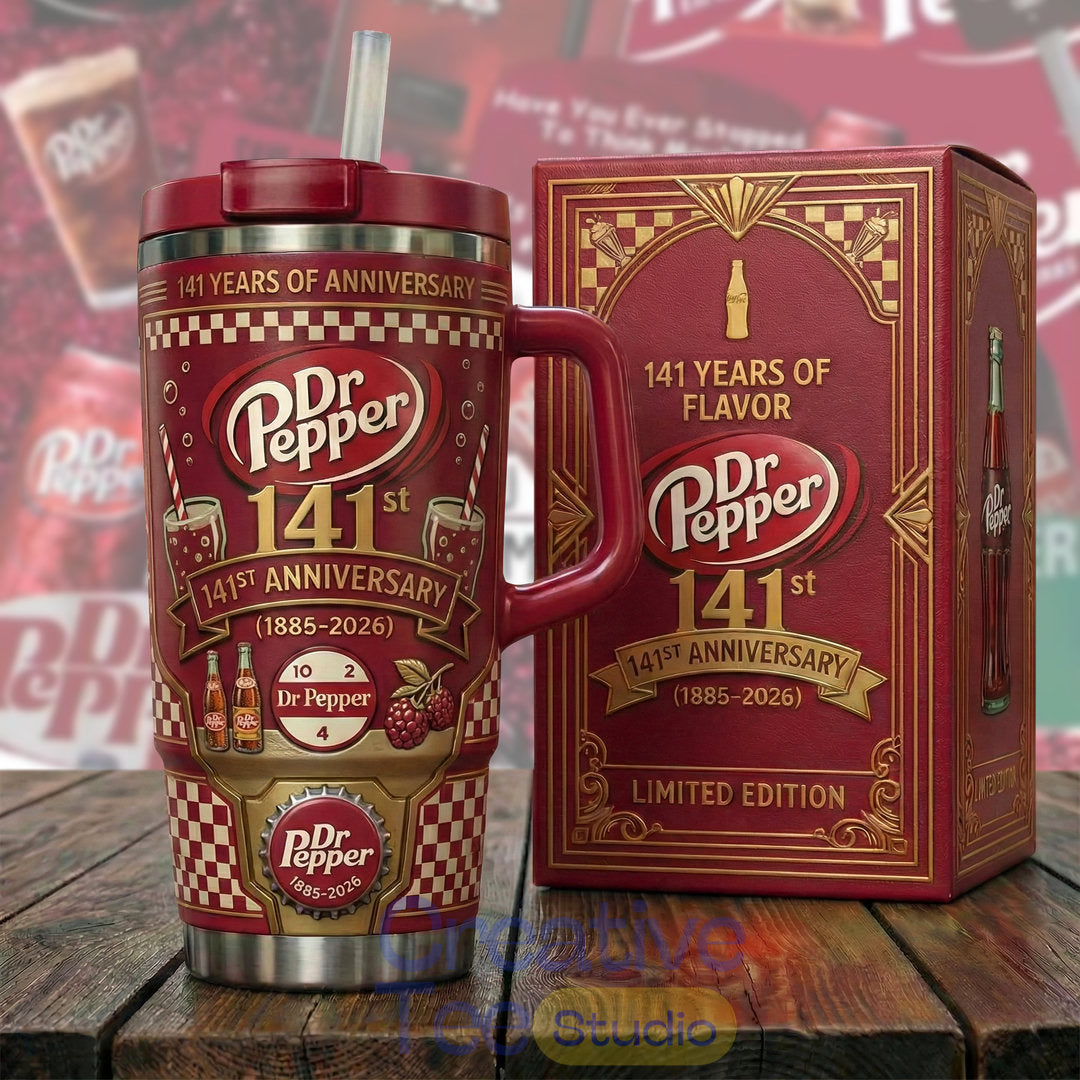 Dr Pepper 141th Anniversary YETI Tumbler