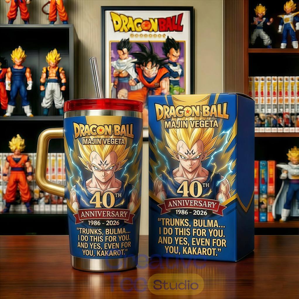 Dragon Ball Majin – The Proud Prince 40th Anniversary YETI Tumbler