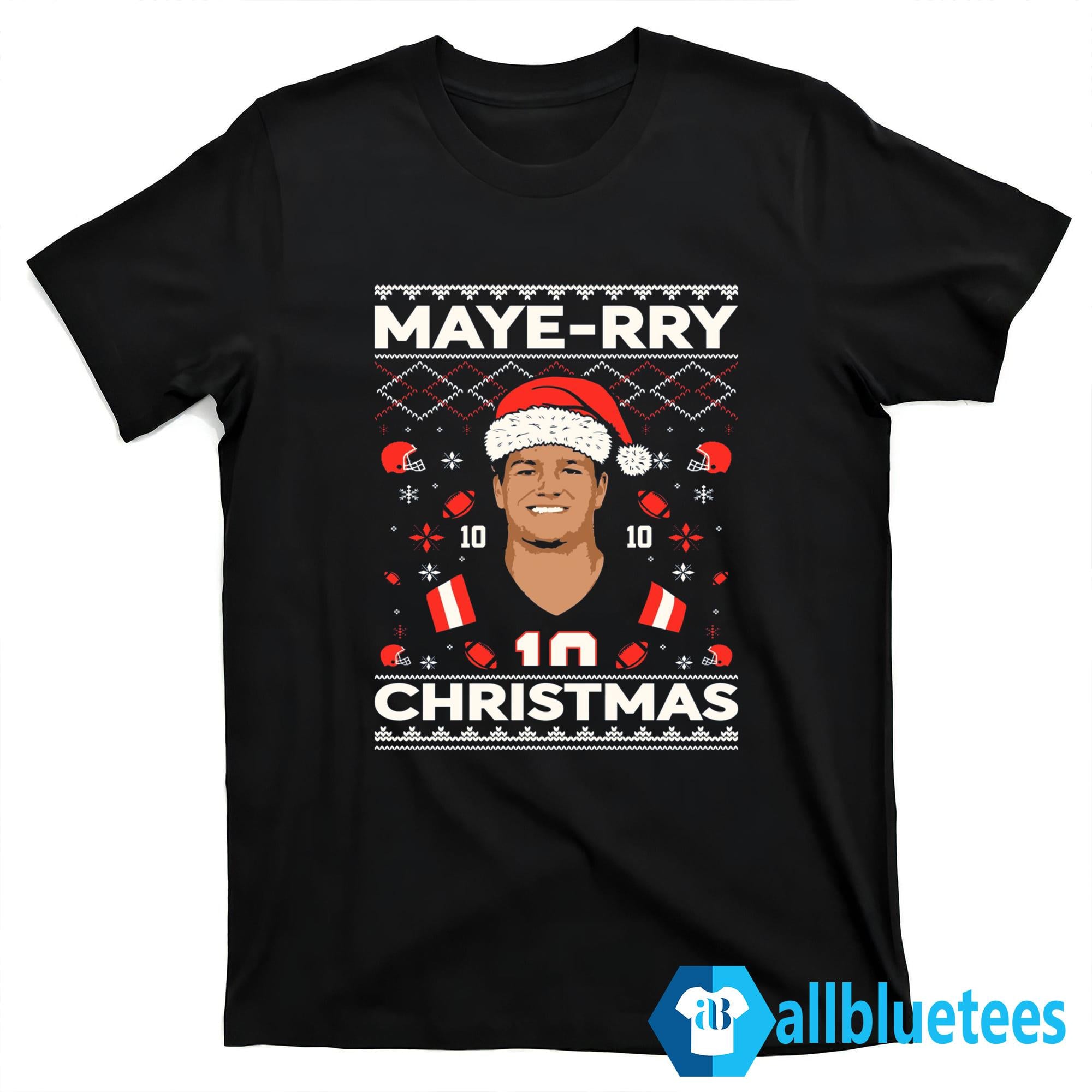 Drake Maye Maye-rry Christmas Sweatshirt