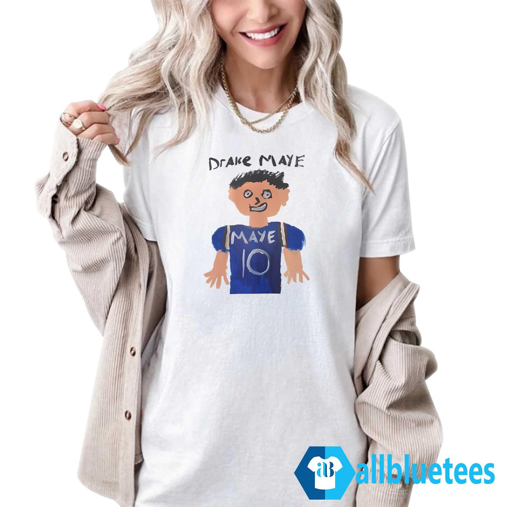 Drake Maye Paint Shirt