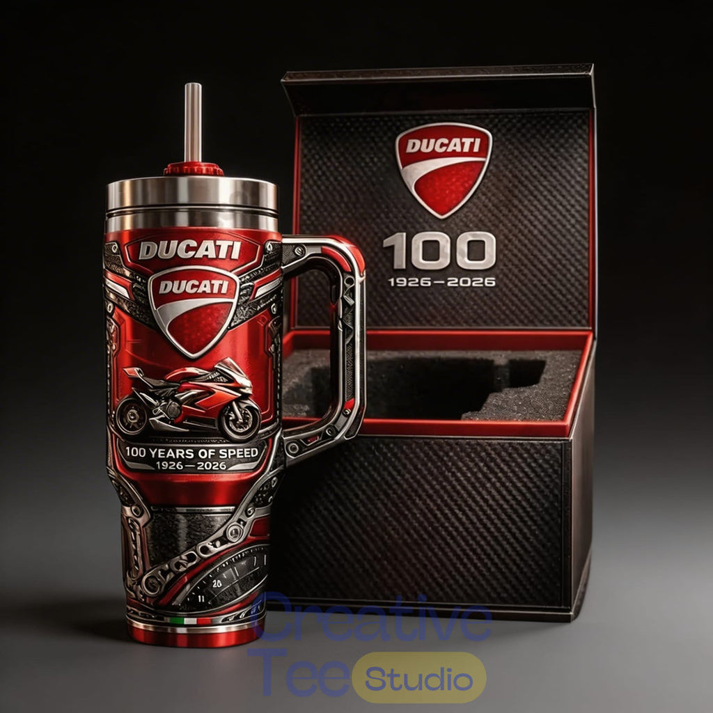 Ducati 100th Years of Speed 1962-2026 Tumbler