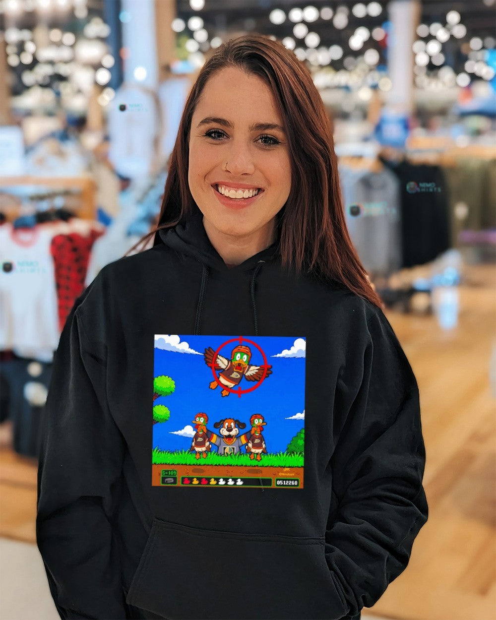Ducks hunting Vegas Golden Knights vs Anaheim Ducks hockey team video game shirt