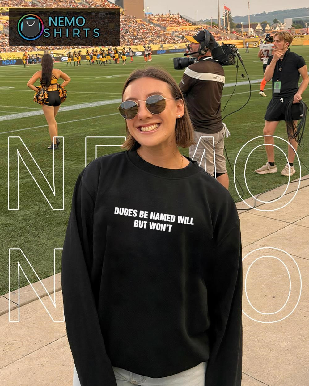 Dudes be named will but won’t text shirt