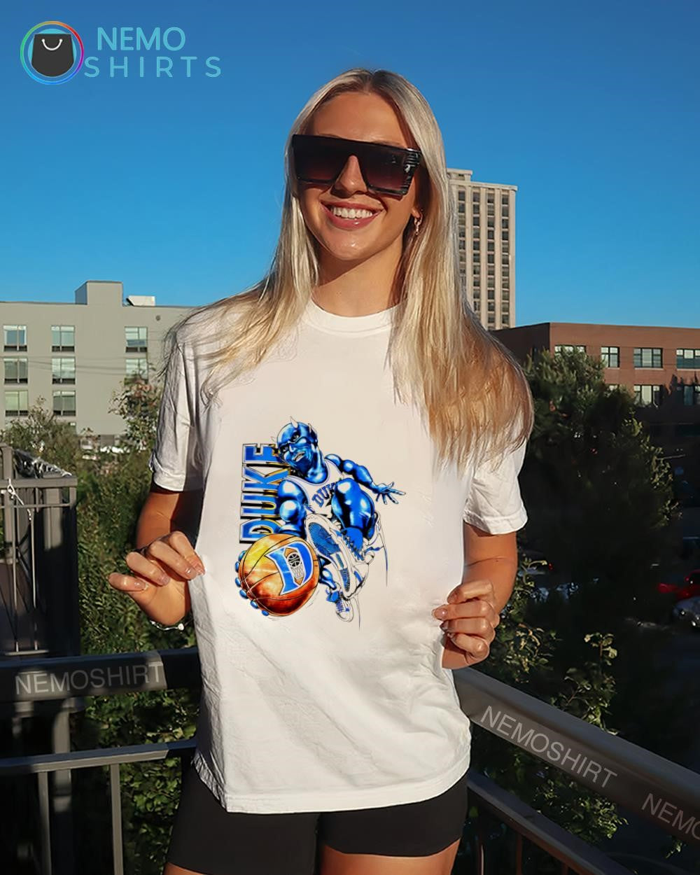 Duke Blue Devils basketball team mascot vintage shirt