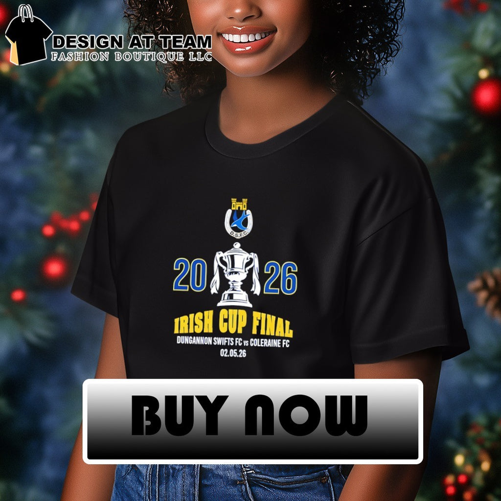 Dungannon Swifts FC vs Coleraine FC Irish Cup Final 2026 shirt