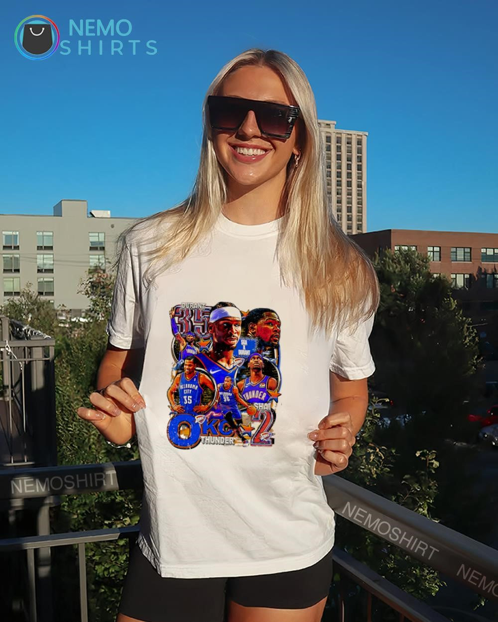Durant and Shai SGA OKC Thunder legacy shirt