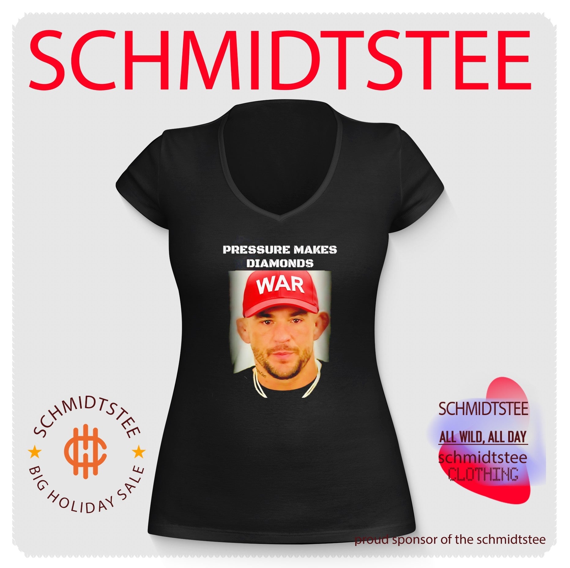 Dustin Poirier Mugshot Pressure Makes Diamonds shirt
