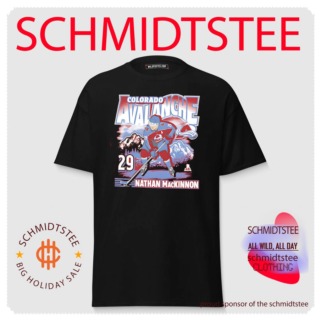 Colorado Avalanche Nathan MacKinnon City Name & Number shirt