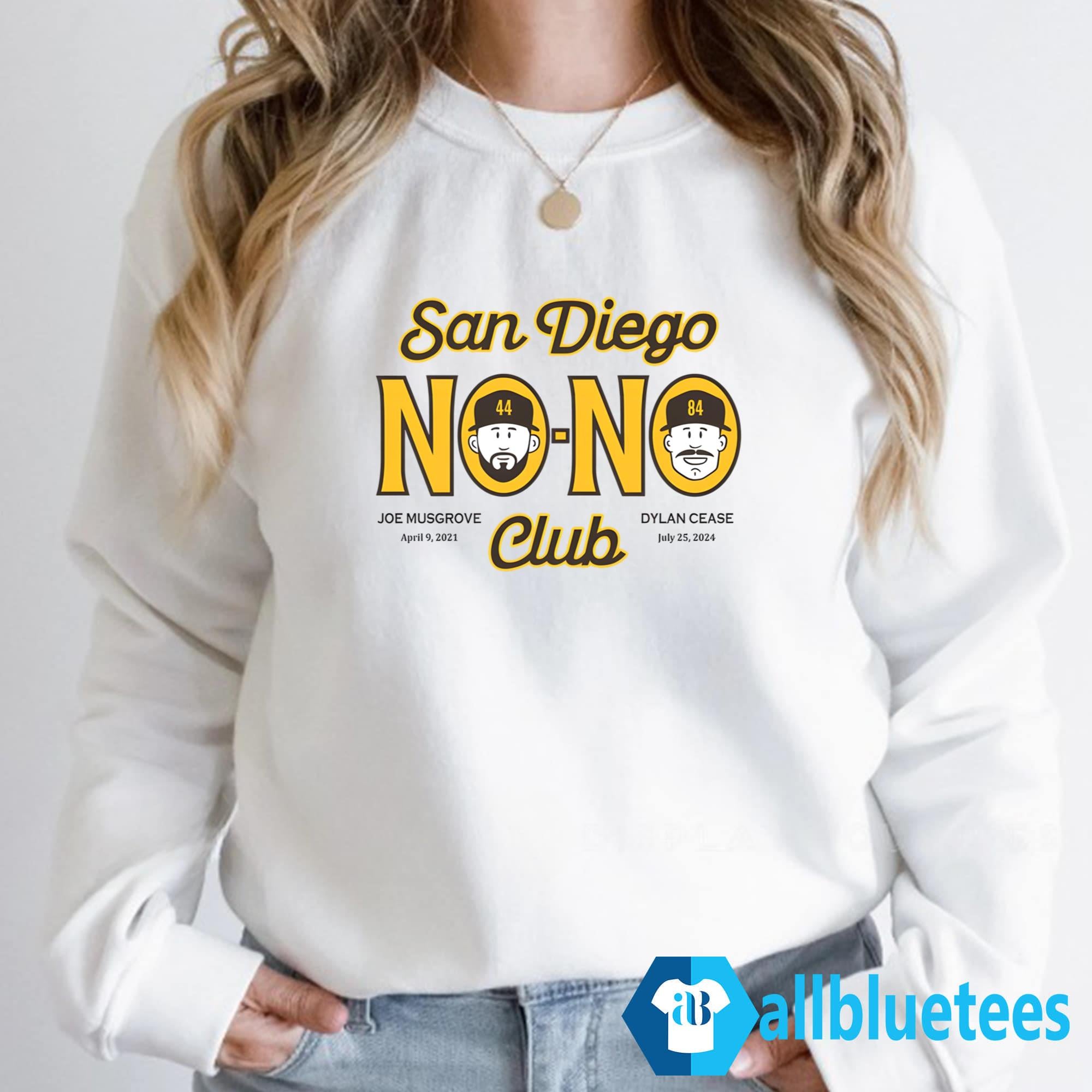 Dylan Cease Joe Musgrove San Diego No-No Club Shirt