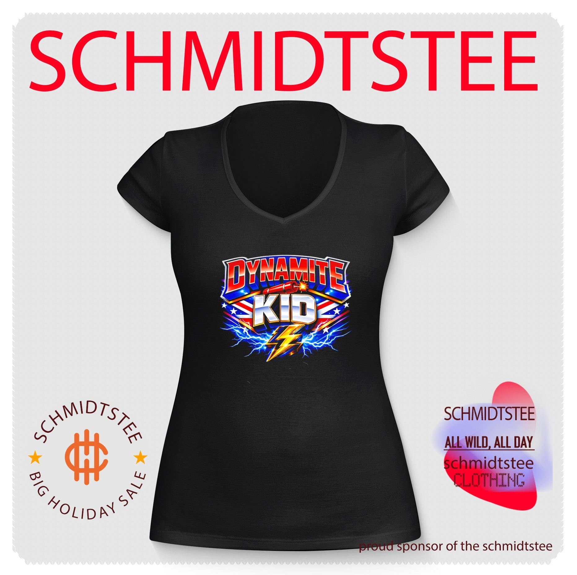 Dynamite Kid logo graphic shirt