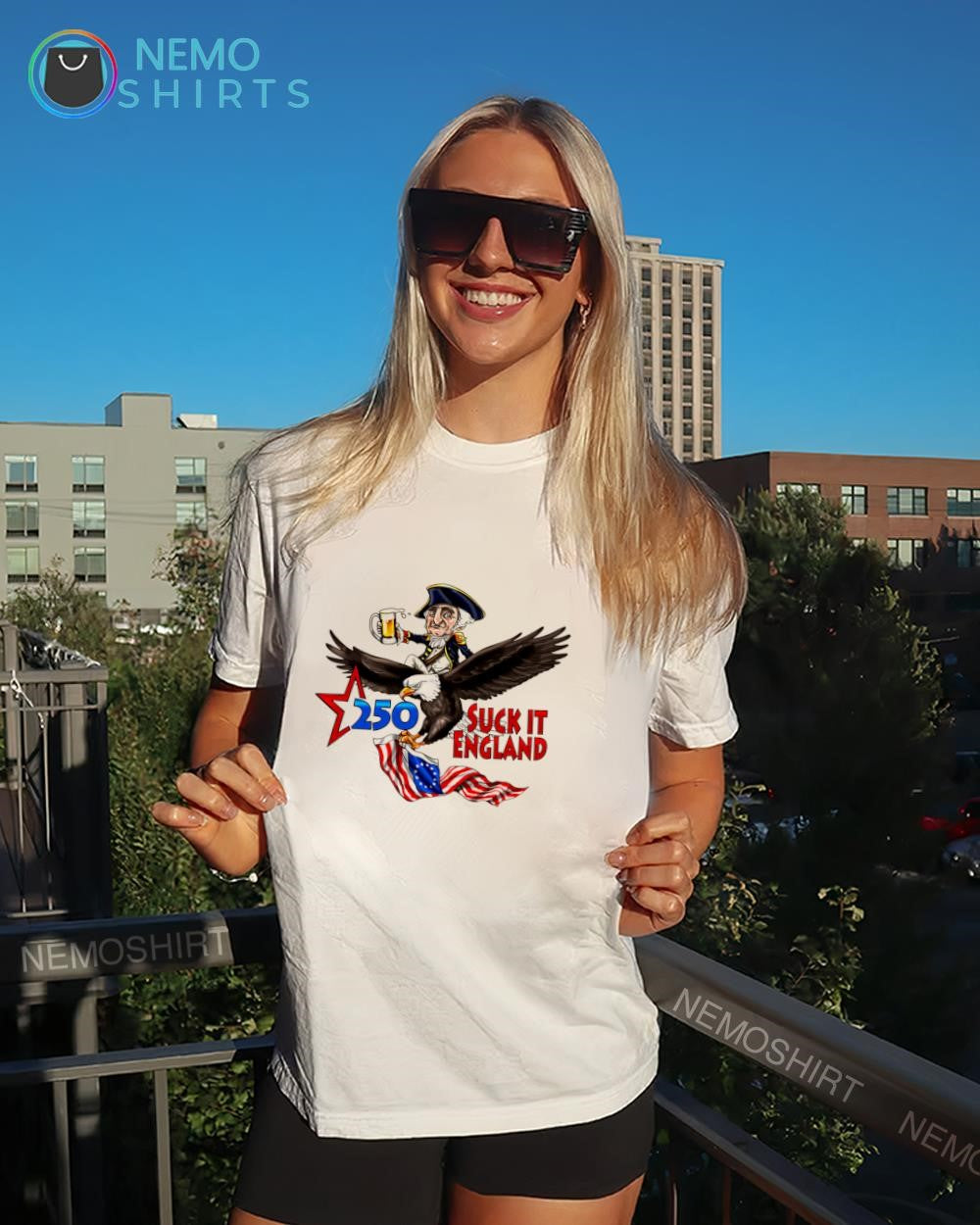 George Washington 250 Suck It England shirt