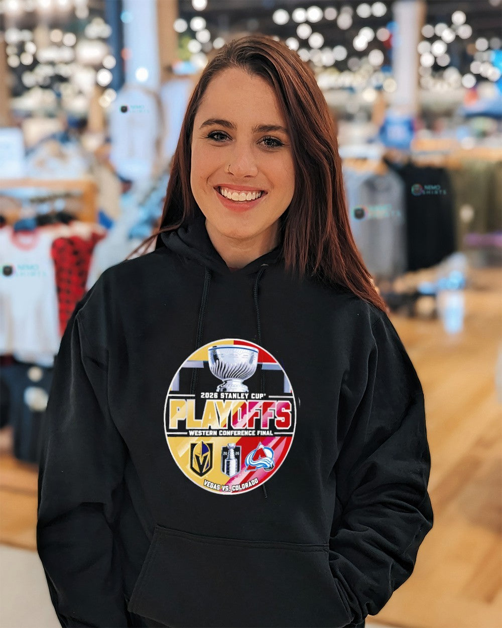 Colorado Avalanche vs Vegas Golden Knights 2026 Stanley cup Western Conference Final matchup shirt