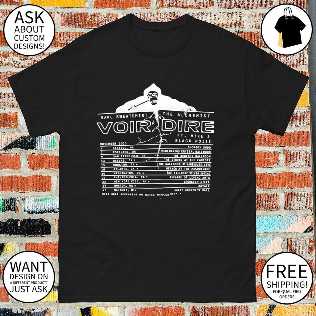Earl Sweatshirt vs The Alchemist Voir Dire shirt