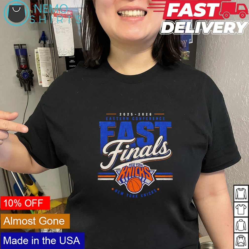 East Finals 2025 2026 New York Knicks shirt