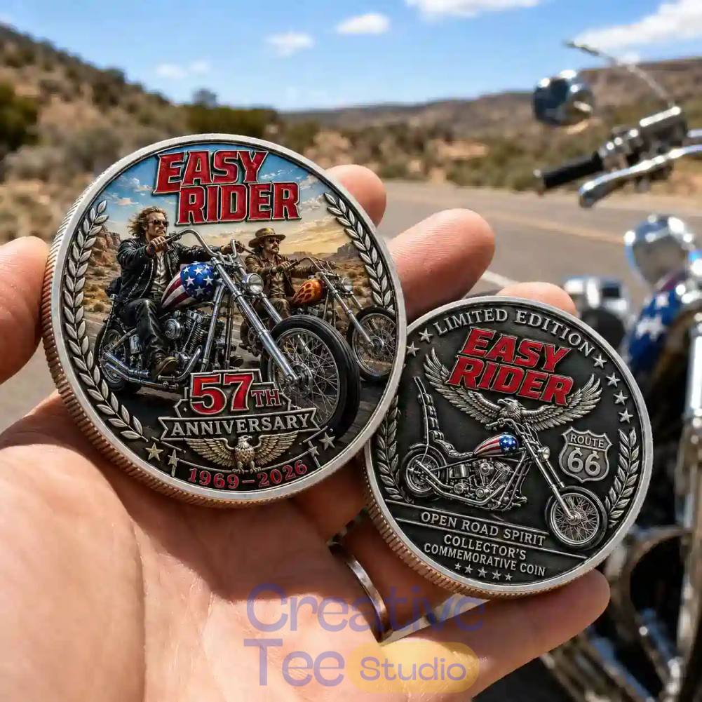 Easy Rider 57th Anniversary Chopper Commemorative Coin
