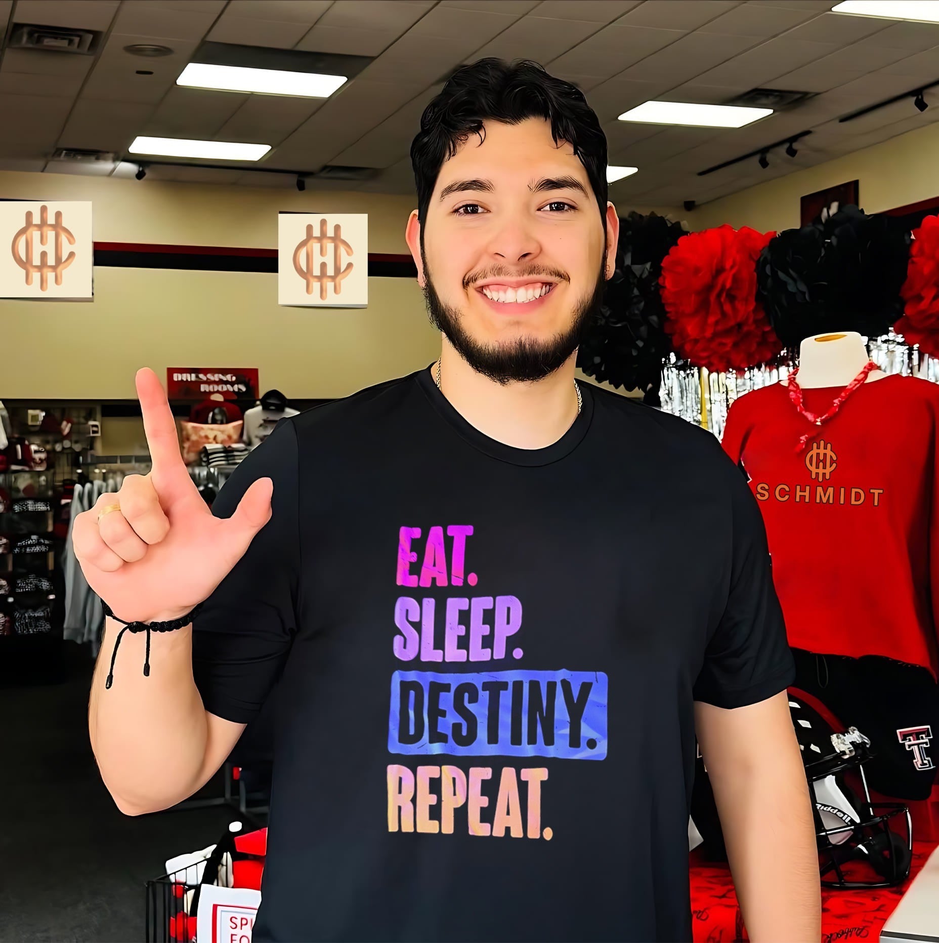 Eat sleep destiny repeat shirt