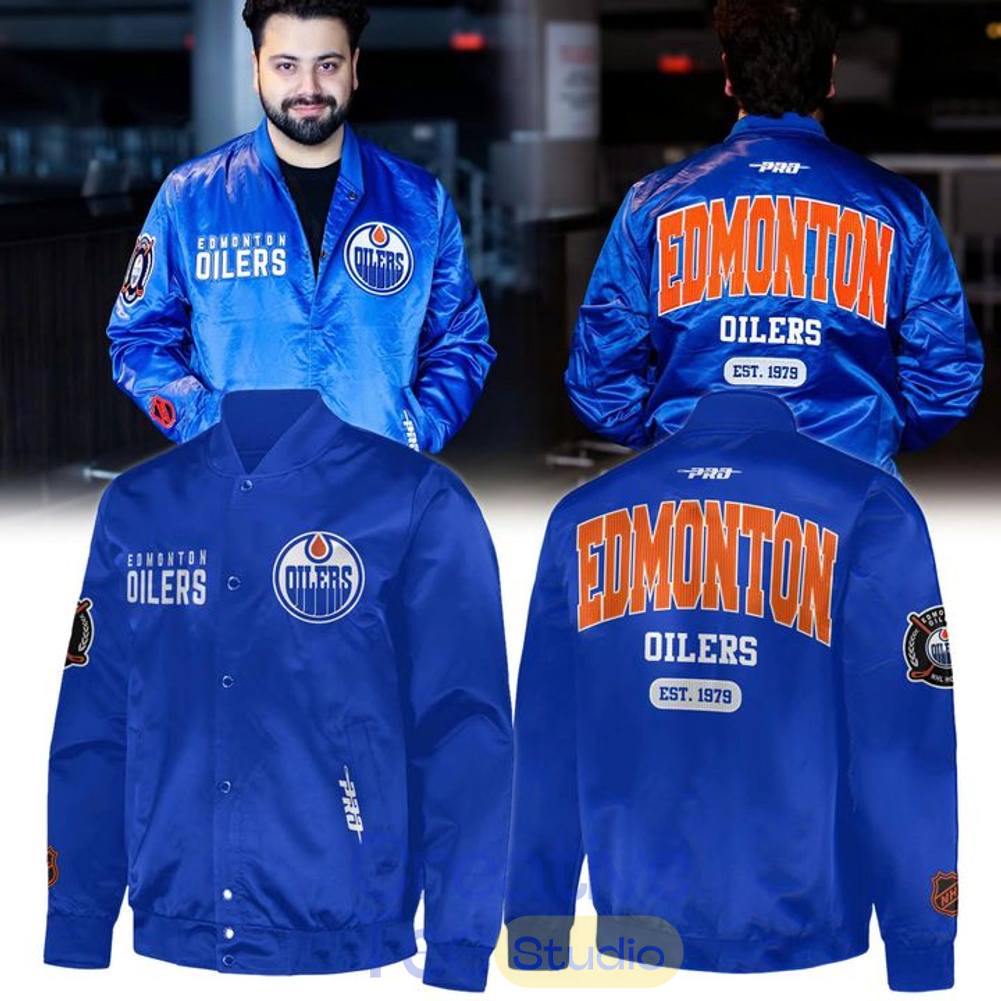 Edmonton Oilers 2026 City Arch Bomber Jacket