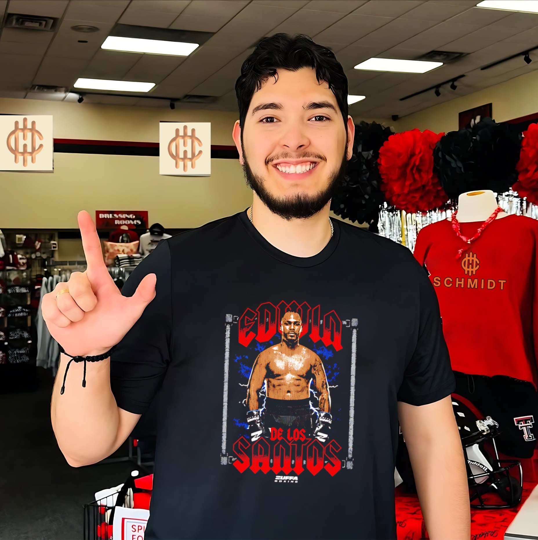 Edwin De Los Santos Zuffa Boxing Professional Boxer shirt