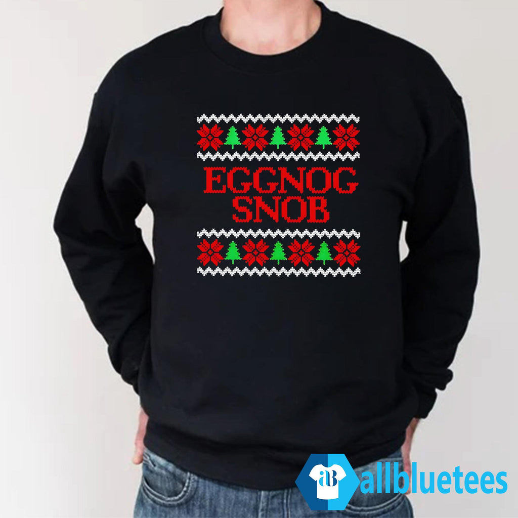 Eggnog Snob Christmas Sweater