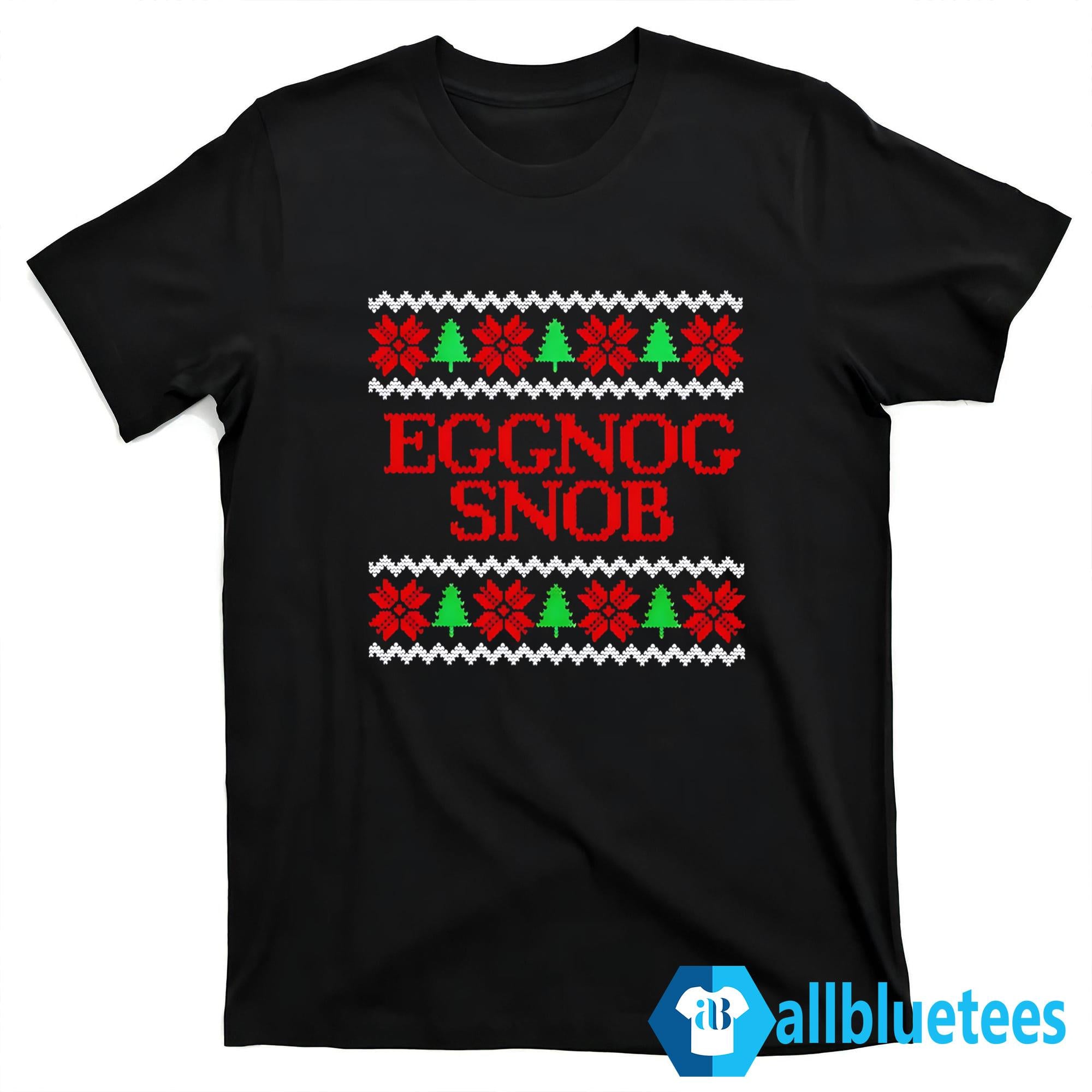 Eggnog Snob Christmas Sweater