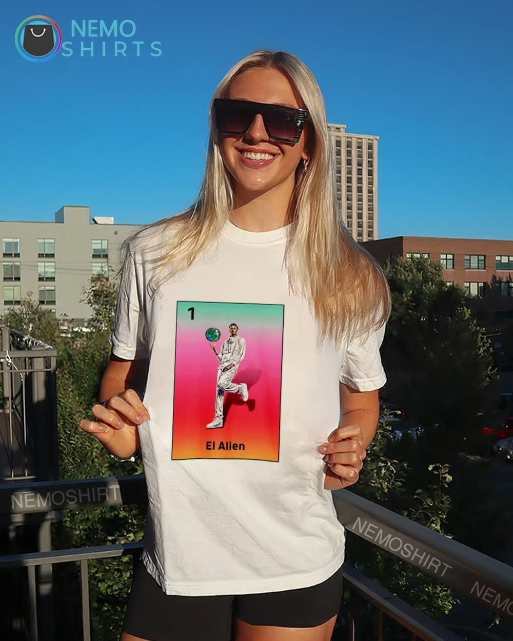 El Alien Victor Wembanyama card shirt