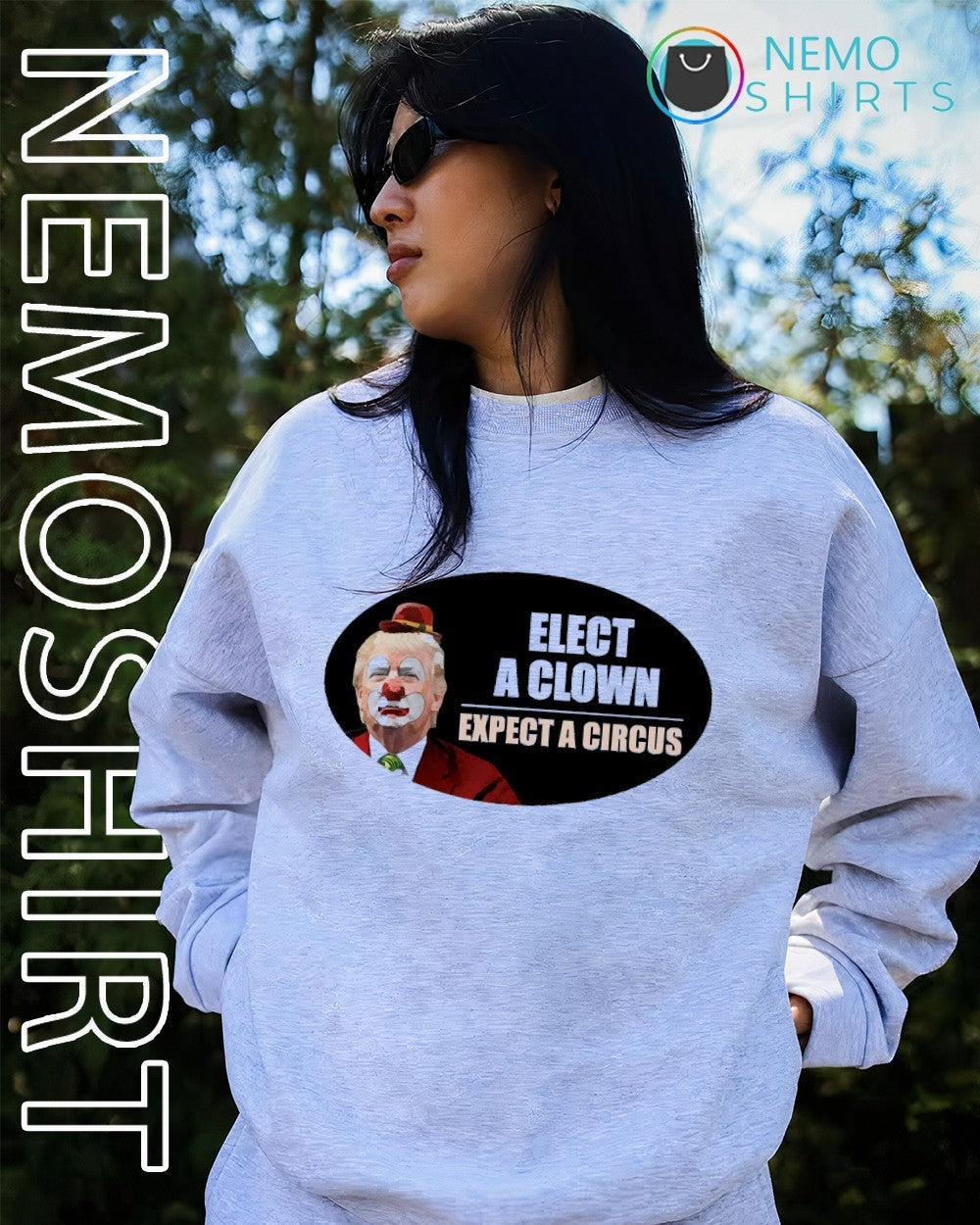 Elect a clown expect a circus anti Trump shirt