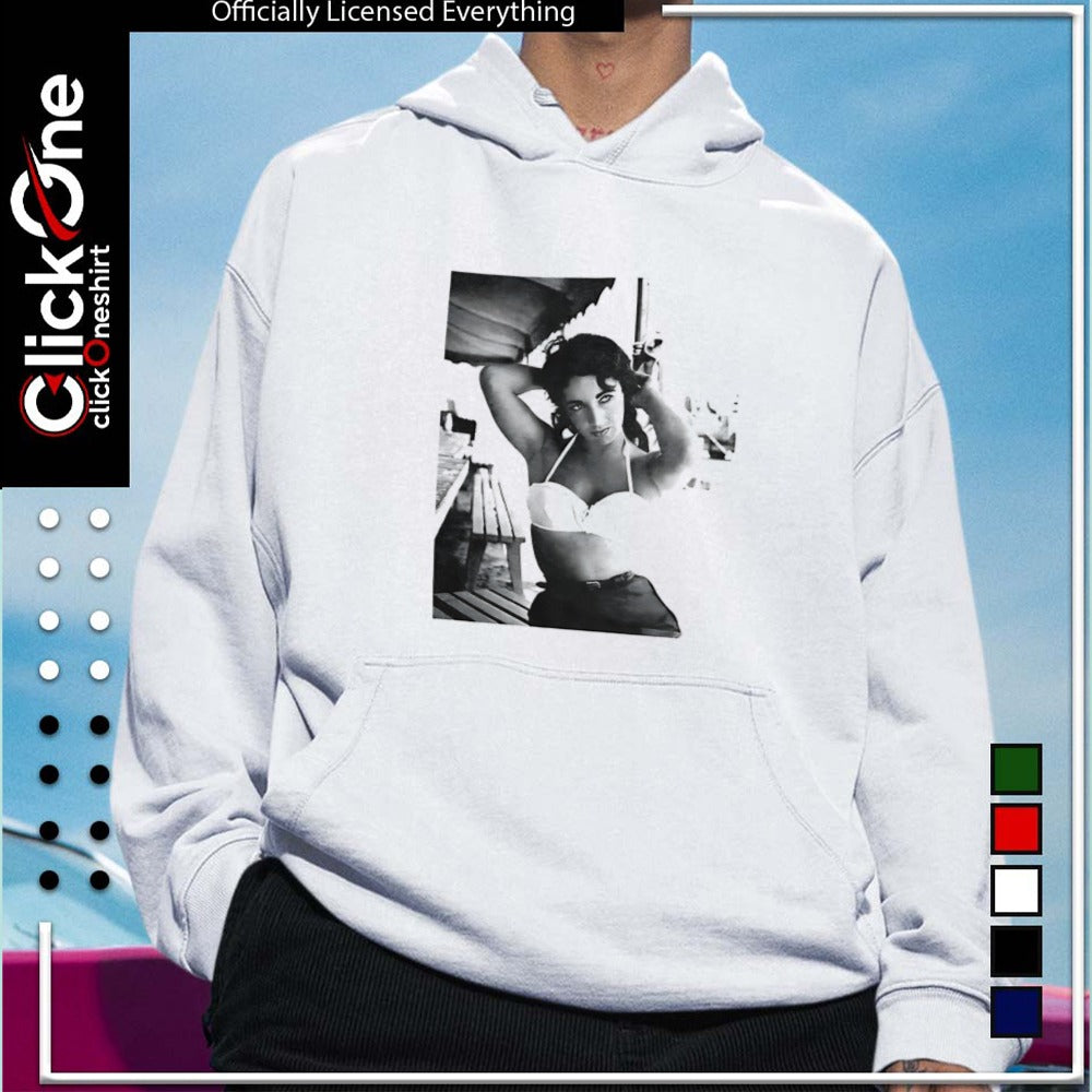 Elizabeth Taylor iconic portrait photograph shirt