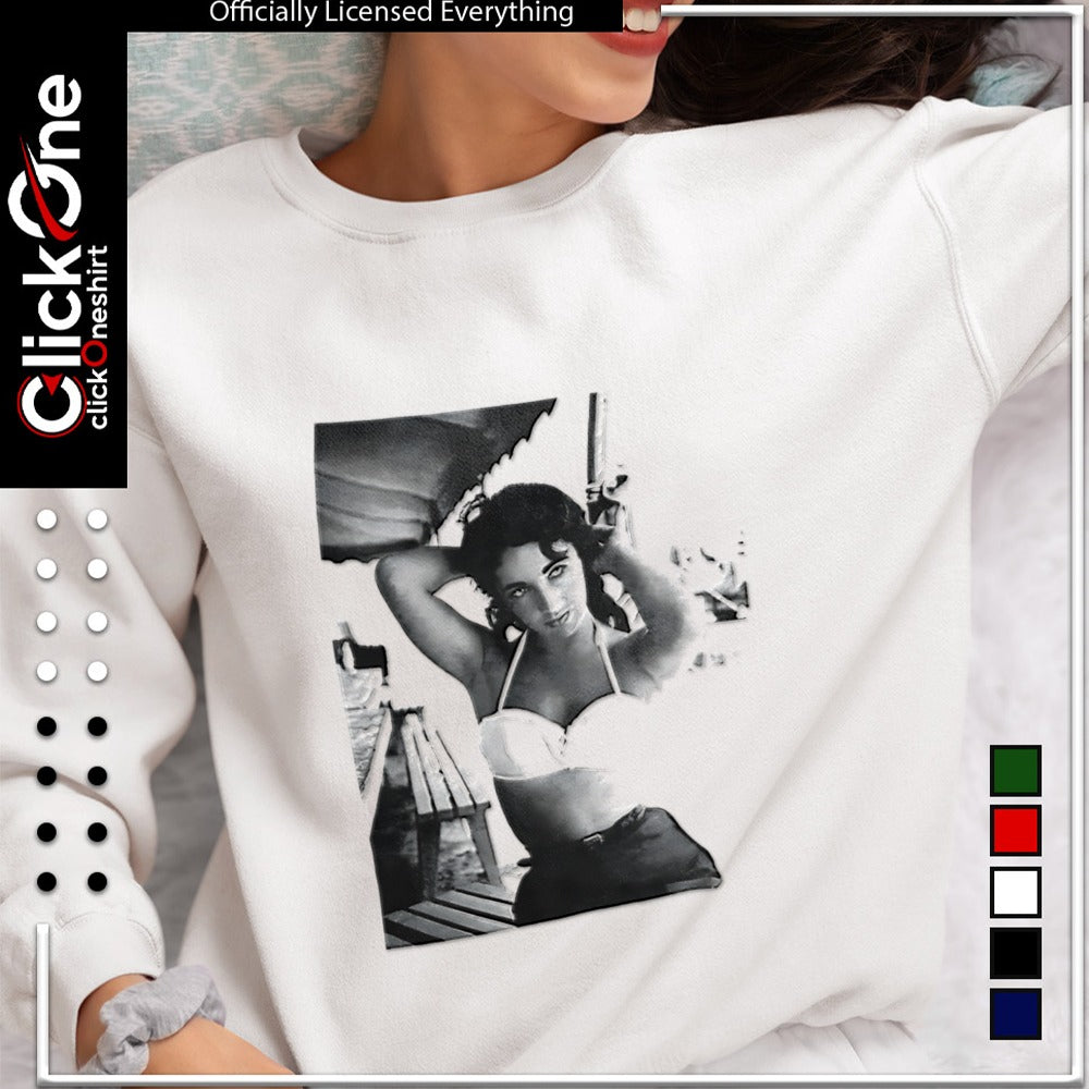 Elizabeth Taylor iconic portrait photograph shirt