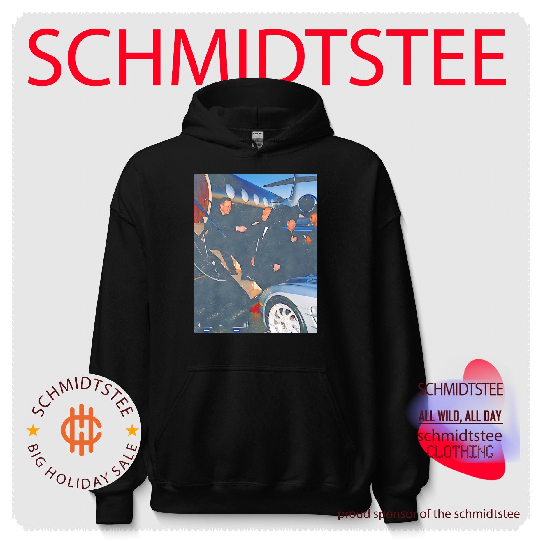 Elon Musk and Donald Trump laughing shirt