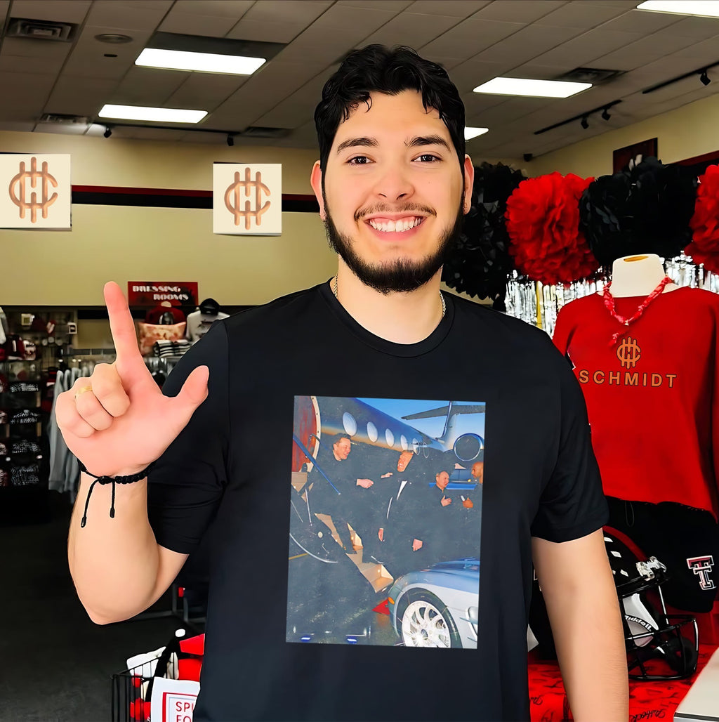 Elon Musk and Donald Trump laughing shirt