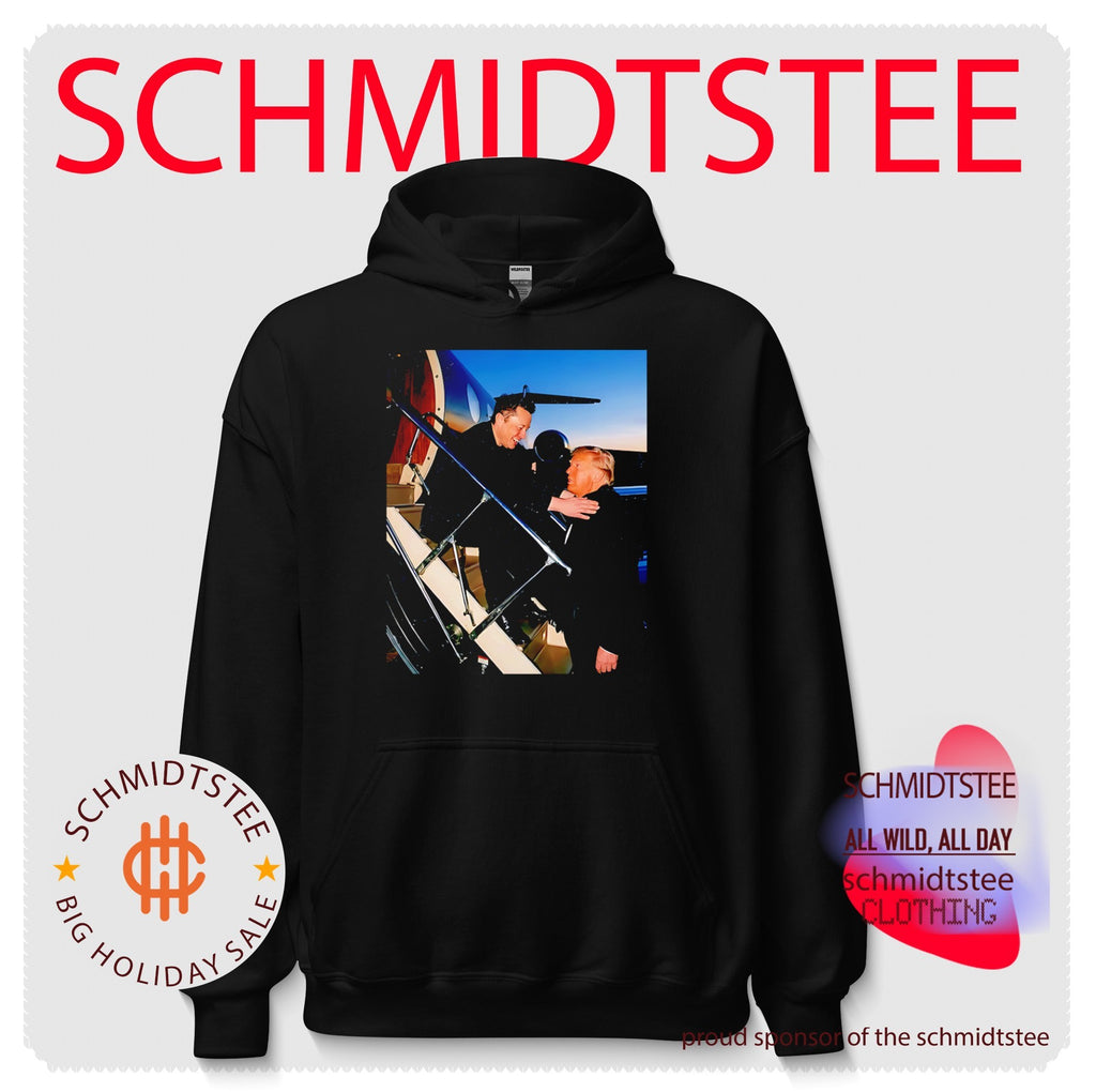 Elon Musk and Donald Trump on an airplane shirt
