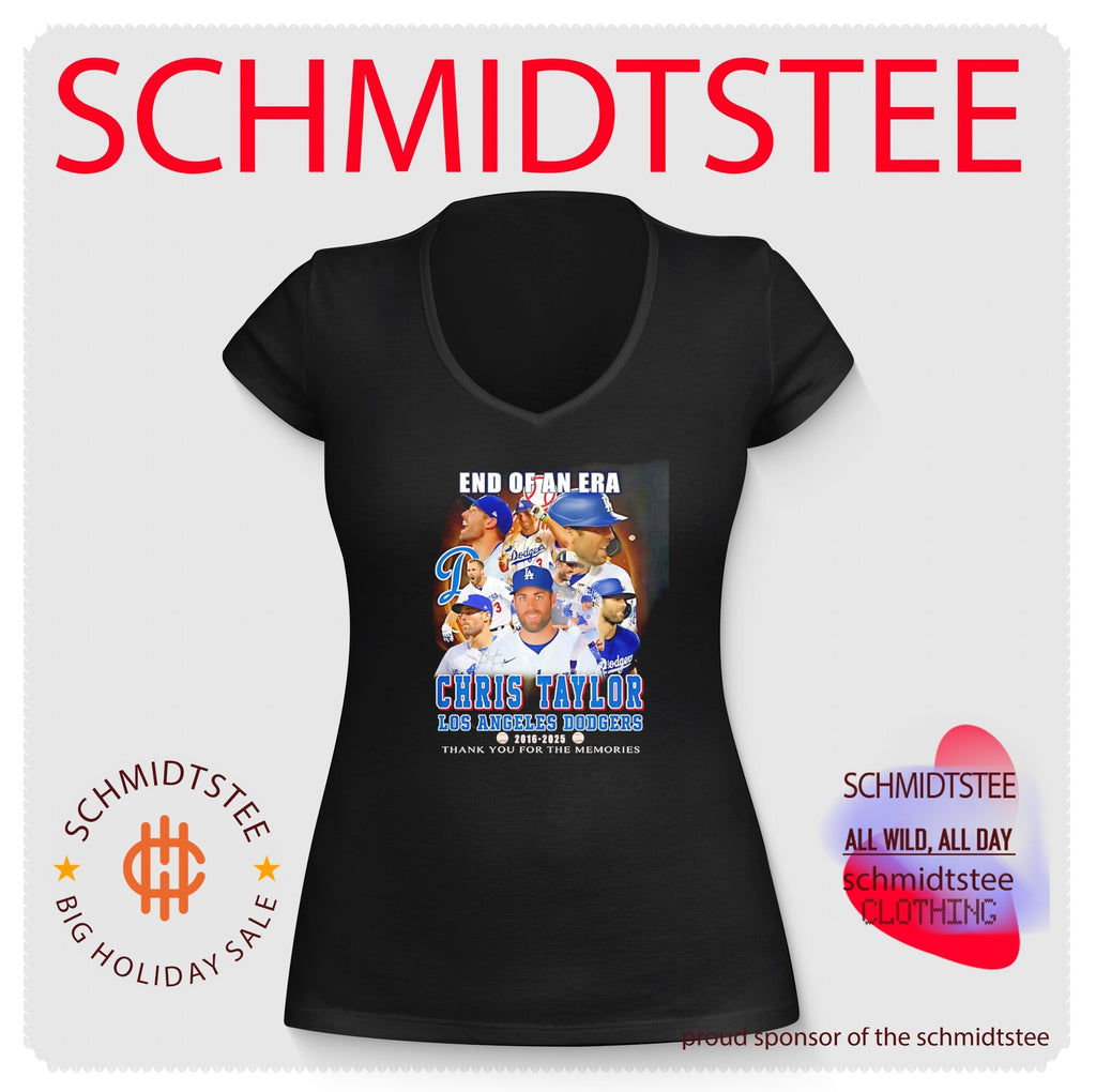 End of an era Los Angeles Dodgers Chris Taylor thank you for the memories shirt