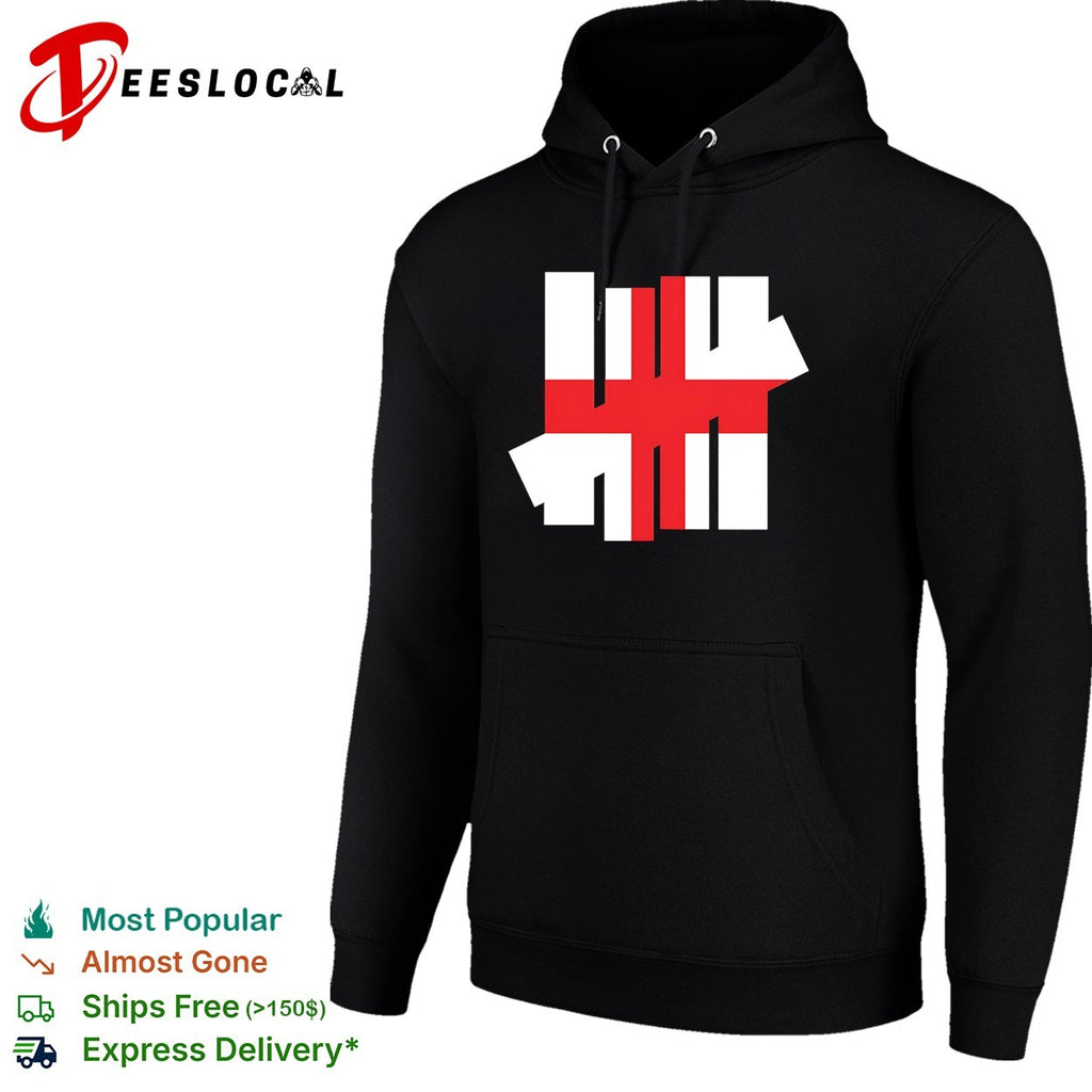 England flag x Undefeated logo shirt