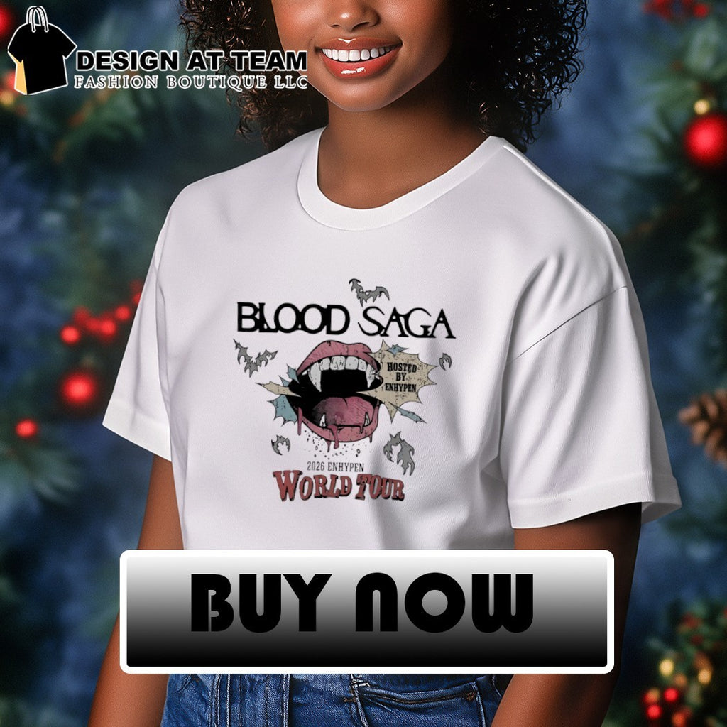 Enhypen Blood Saga World Tour 2026 Enhypen shirt
