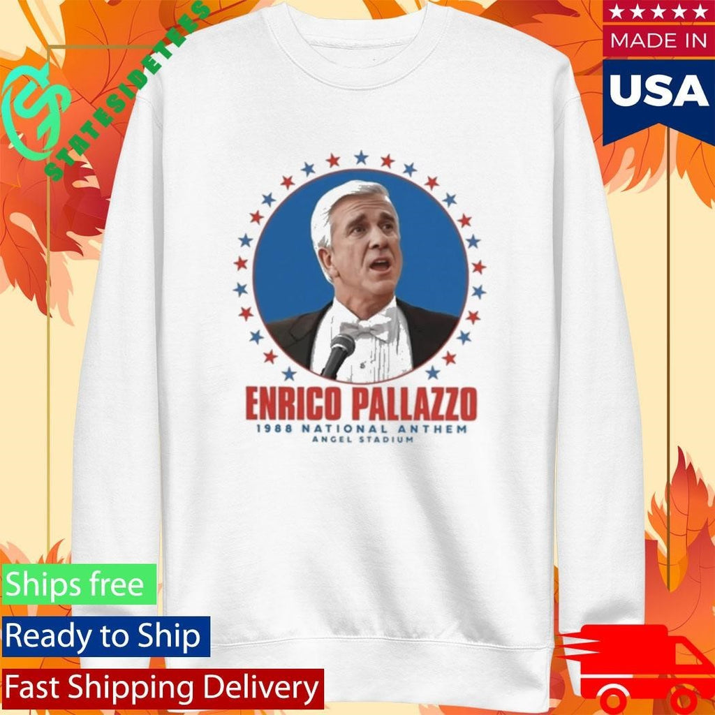 Enrico Pallazzo 1988 National Anthem Naked Gun Shirt