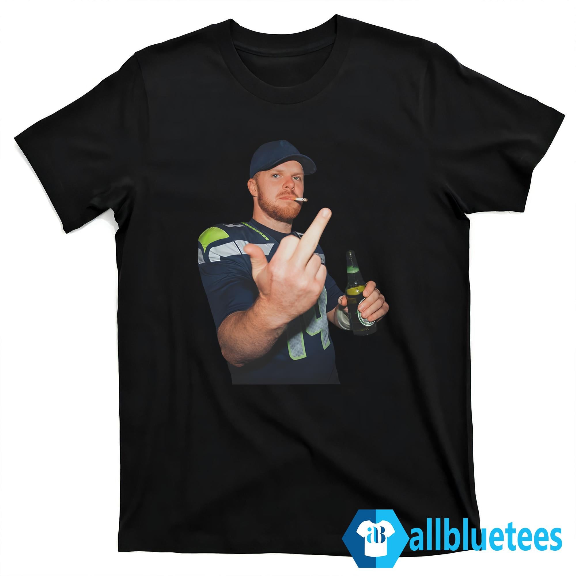 Ernest Jones Sam Darnold Middle Finger Shirt