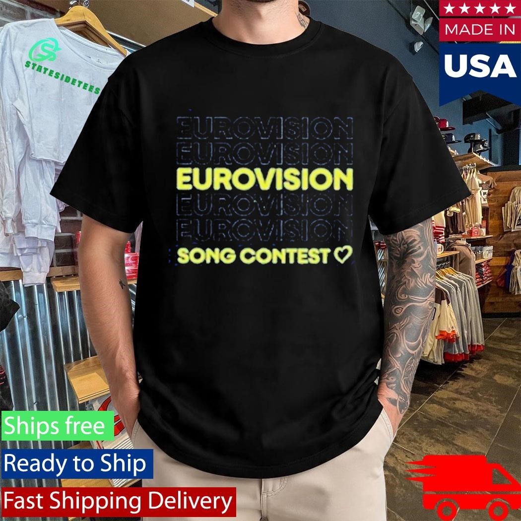 Eurovision Song Contest Repeat Logo Shirt