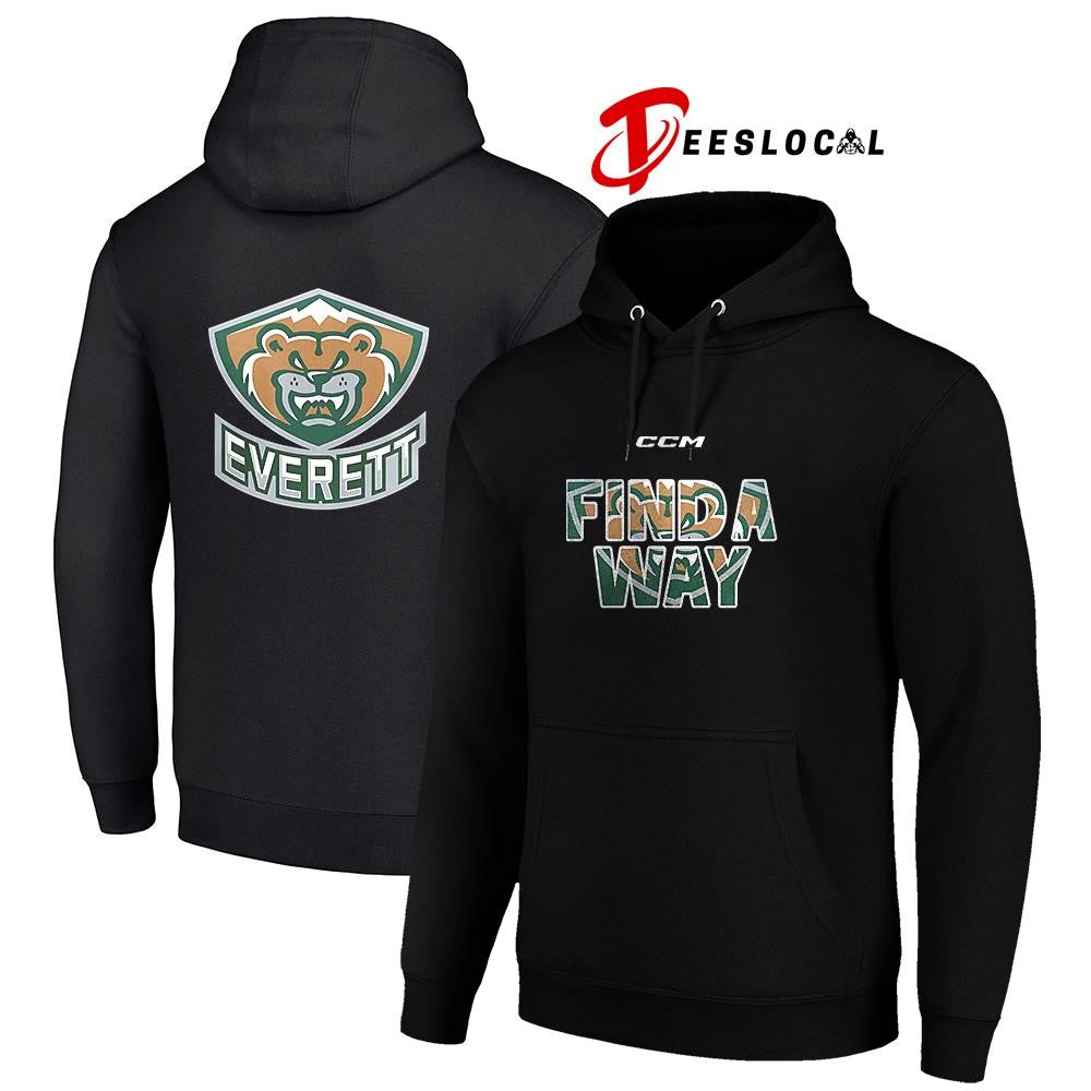 Everett Silvertips find a way logo shirt