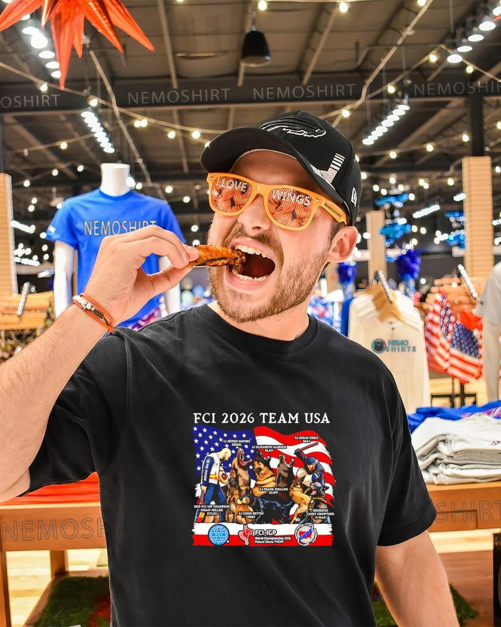 FCI IGP World Champions team USA 2026 German Shepherd dogs shirt