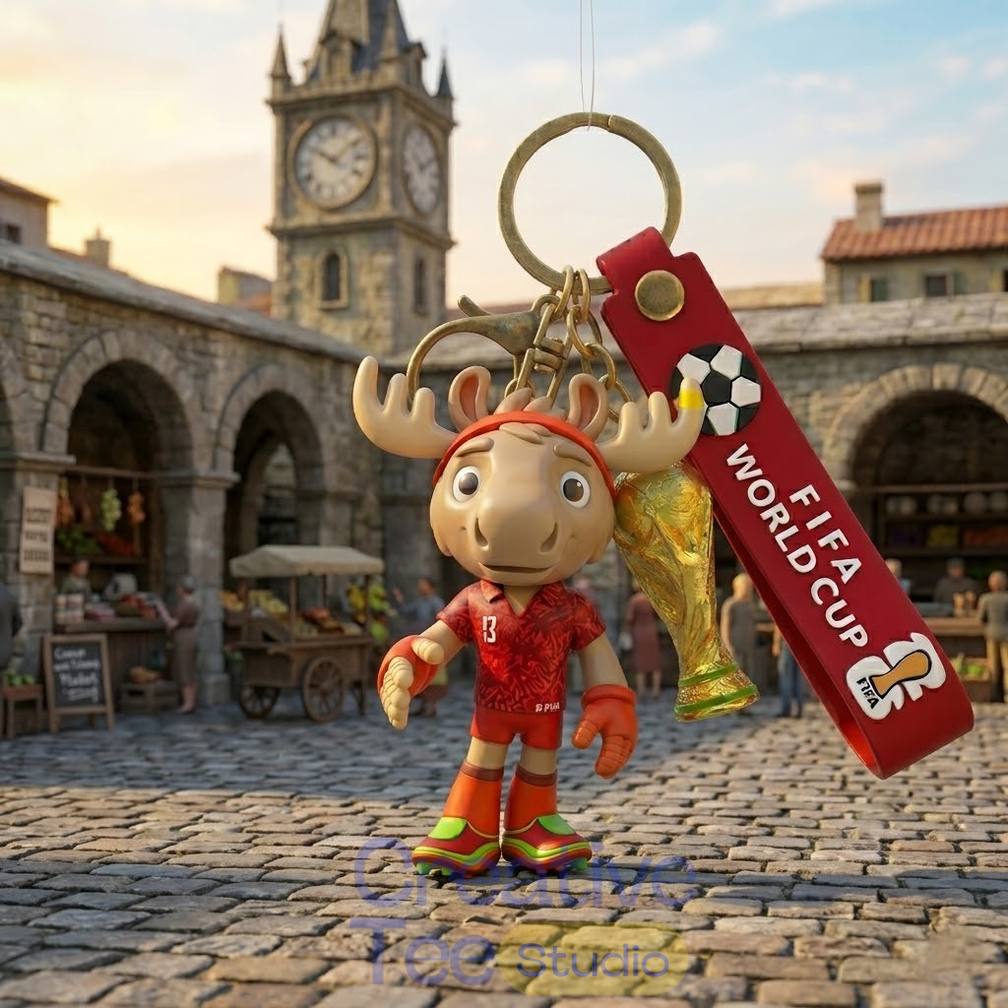FIFA World Cup 2026 Mapple Mascot Collector’s Keychain