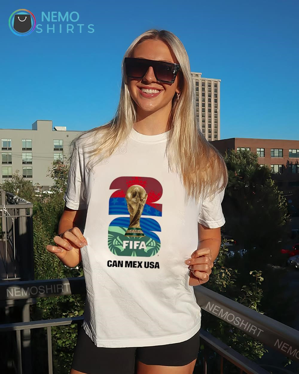 FIFA World Cup Can Mex USA 2026 Host City shirt