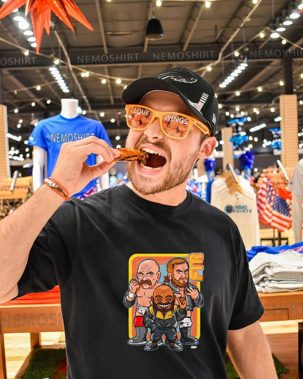 FTR and Stokely Hathaway Little Legends AEW graphic shirt