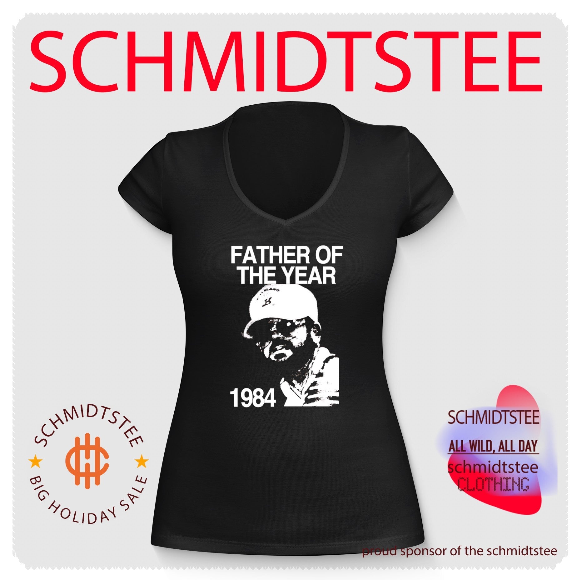 Father of the Year 1984 Retro Style Dad Humor shirt