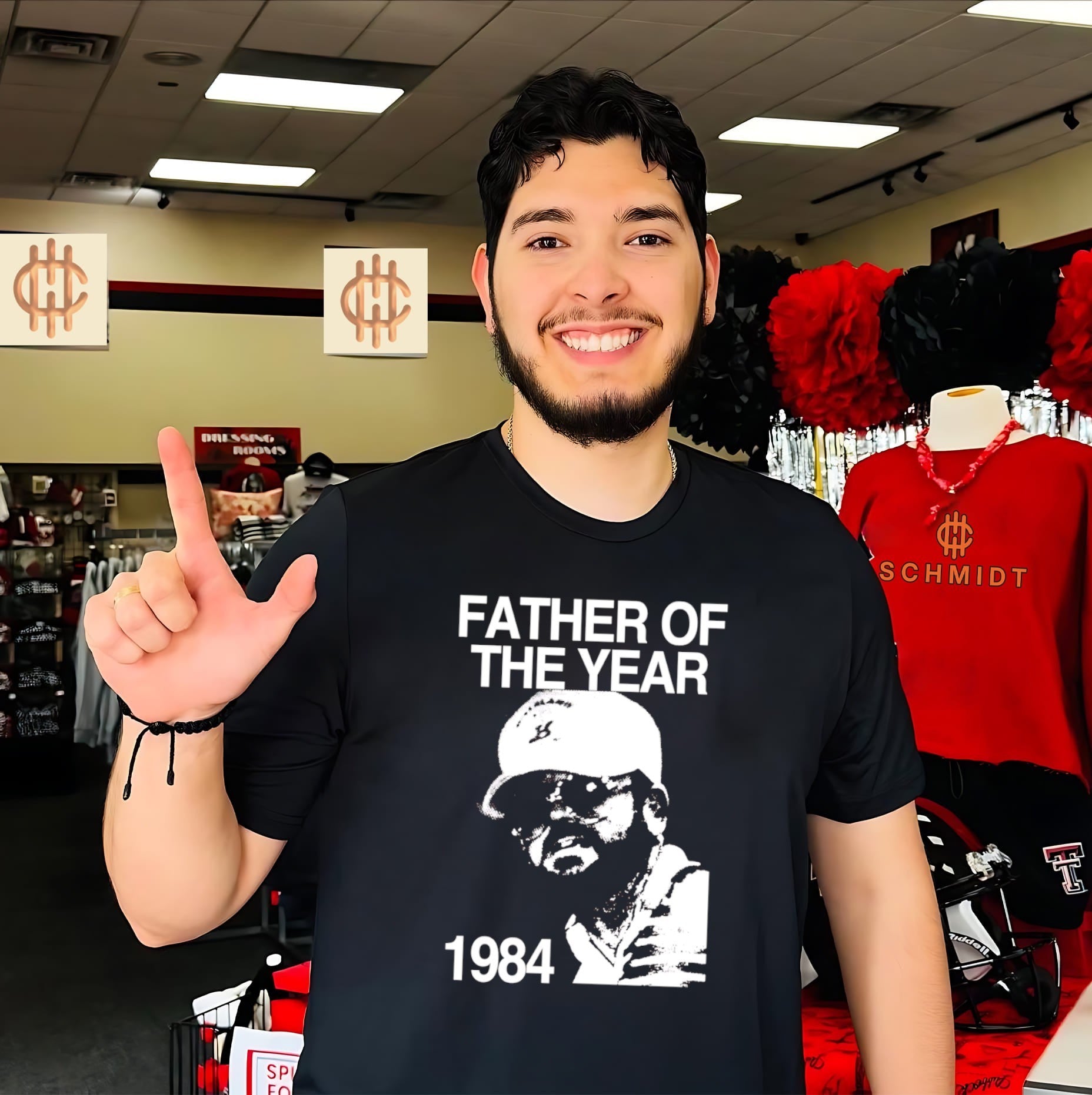 Father of the Year 1984 Retro Style Dad Humor shirt